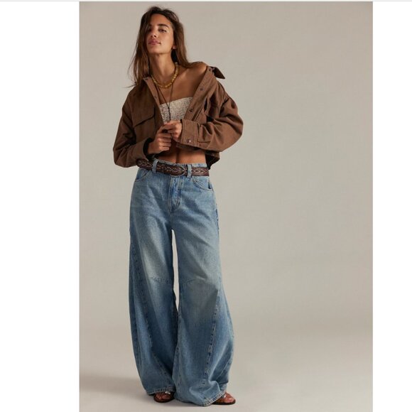 Free People Denim - NEW Free People We The Free Eden High Slouchy Jeans 258 5S3